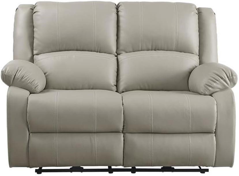 Acme Furniture Zuriel Power Motion Loveseat in Beige PU