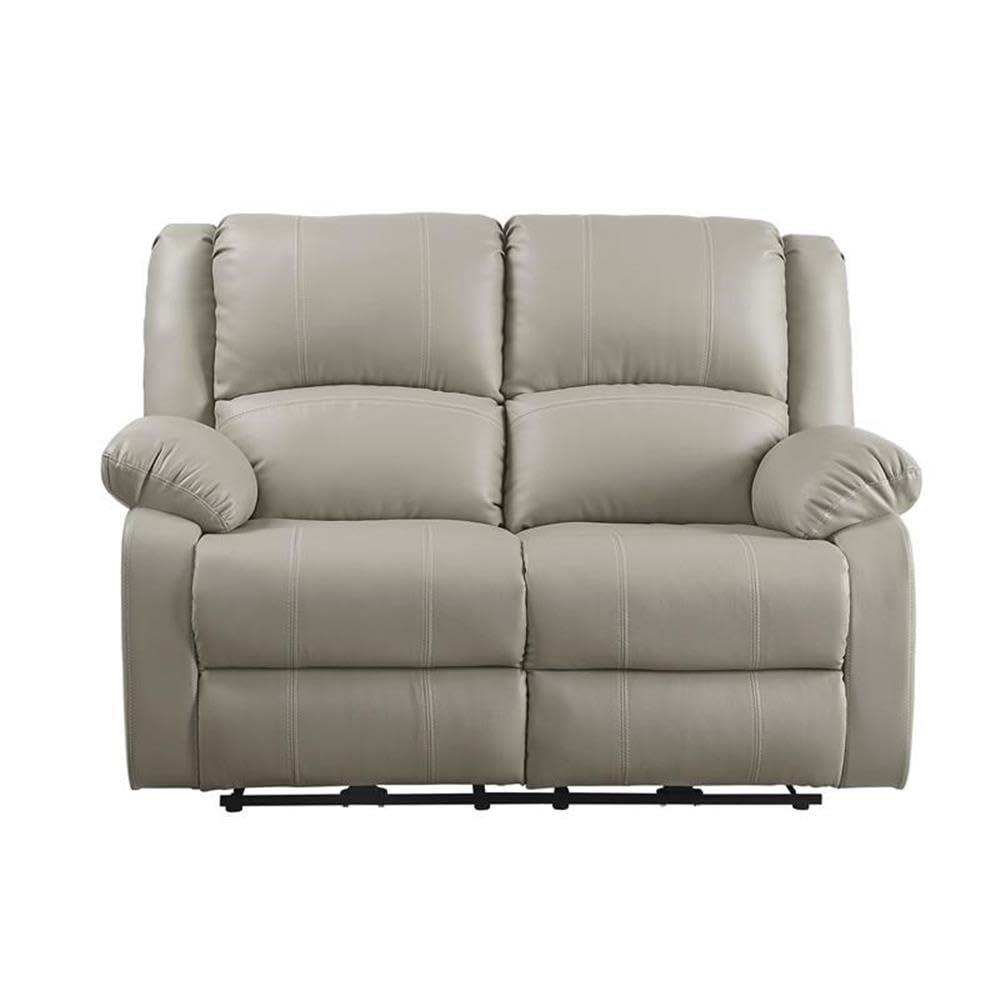 Acme Zuriel Power Motion Loveseat in Beige PU-Color:BeigeMaterial