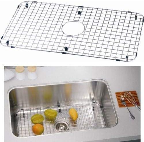 Polished Stainless Steel Kitchen Sink Bottom Grid