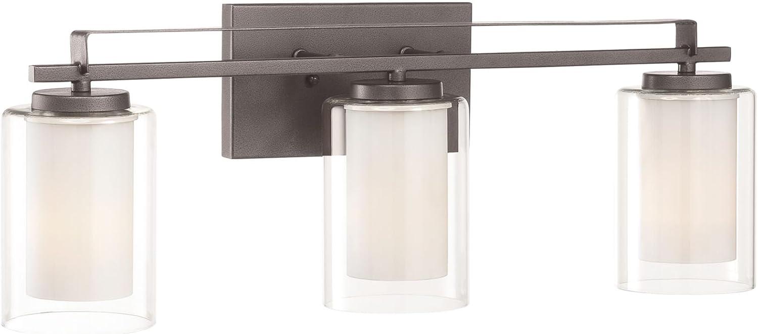 Minka Lavery Minka Parsons Studio 24" Wide Smoked Iron Bath Light