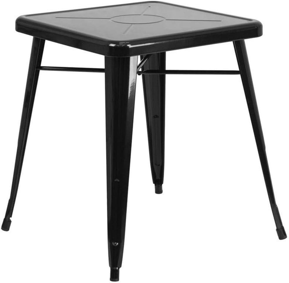 Flash Furniture Commercial Grade 23.75" Square Metal Indoor-Outdoor Table