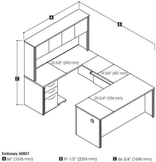 Tammara U-Shaped Executive Desk