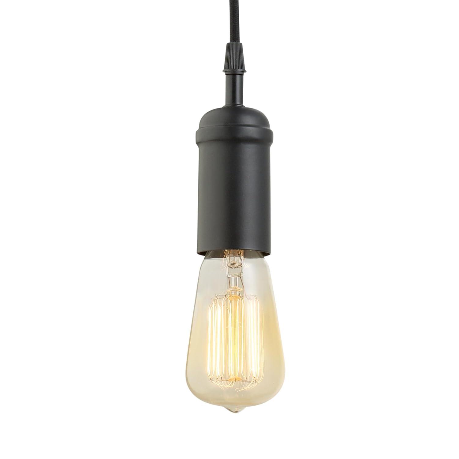 Globe Electric Leila 1-Light Brass Plug-In Pendant, 65980