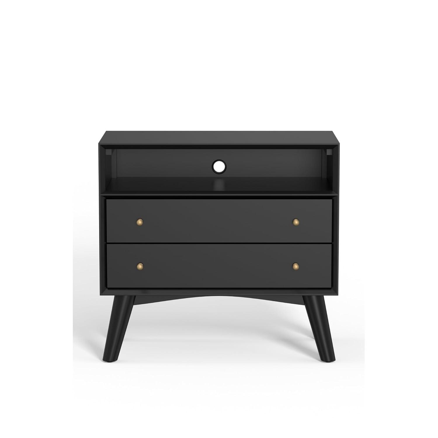 Williams 2-Drawer Nightstand with Shelf