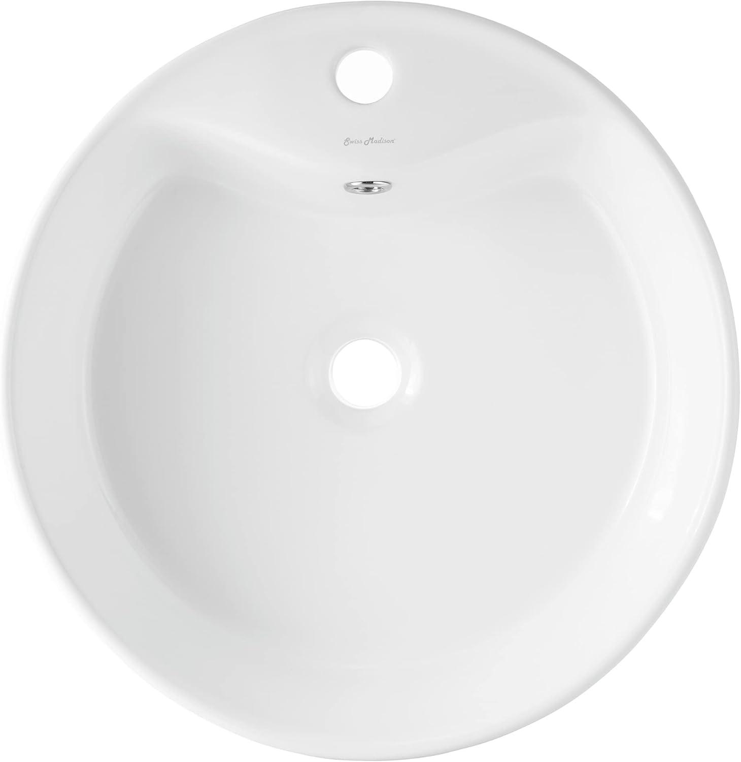 Trocadéro Round Vessel Sink with Faucet Mount