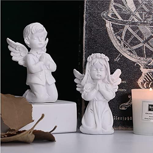 Pompotops Praying Cherub Adorable Cherubs Angels Statues Figurine Indoor Outdoor Home