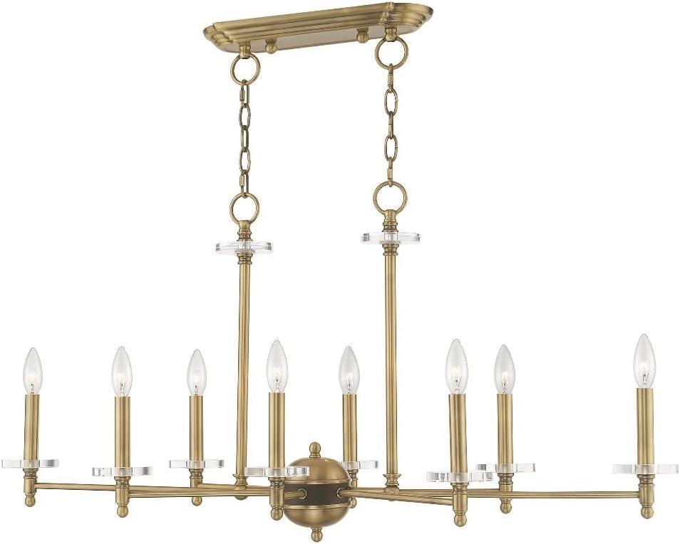 Willa Arlo™ Interiors Christofer 8 - Light Dimmable Transitional Linear Chandelier