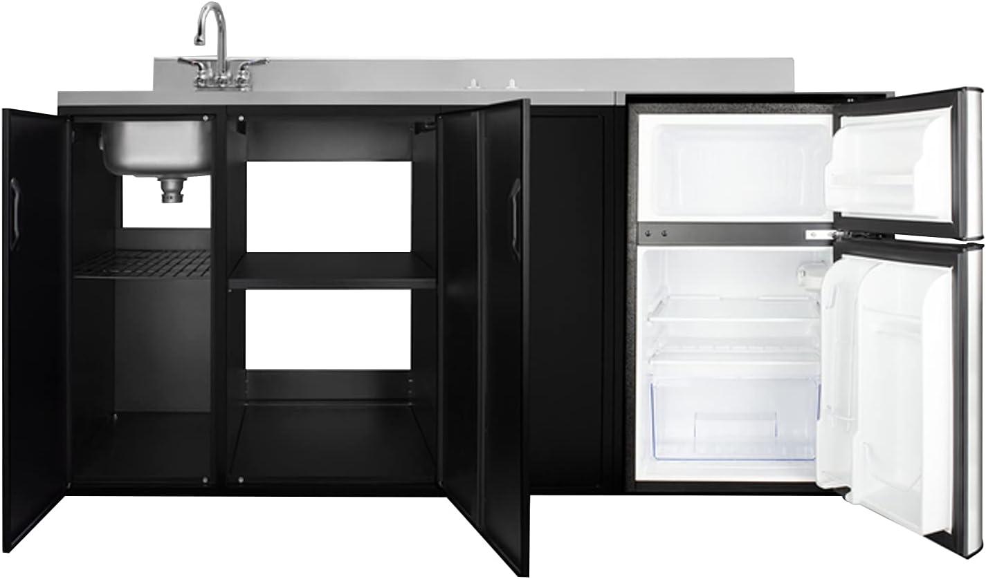 Summit Appliance Summit Appliance 3.2 Cubic Feet cu. ft. Mini Fridge with Freezer Kitchenette