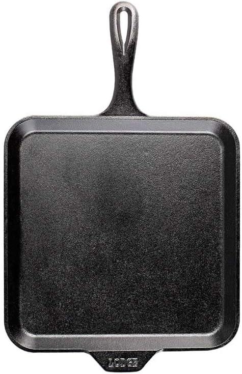 Lodge Seasoned Cast Iron 11" Square Pre-Seasoned Griddle