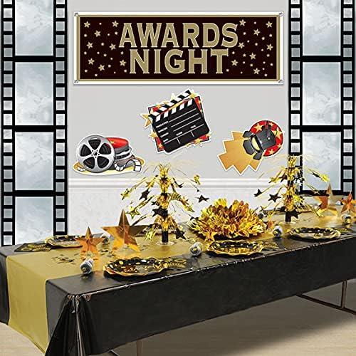 Beistle Filmstrip Metallic Decorating Material, 15" x 25', (1/Pkg) Multicolored