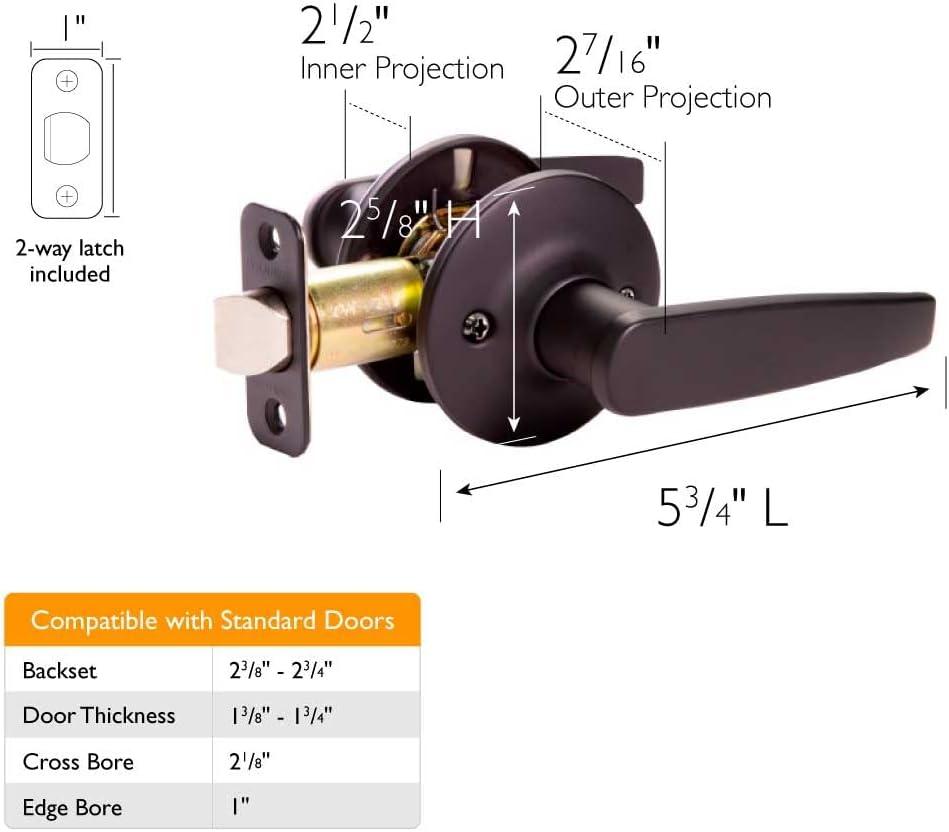 Delavan Keyed Entry Door Lever