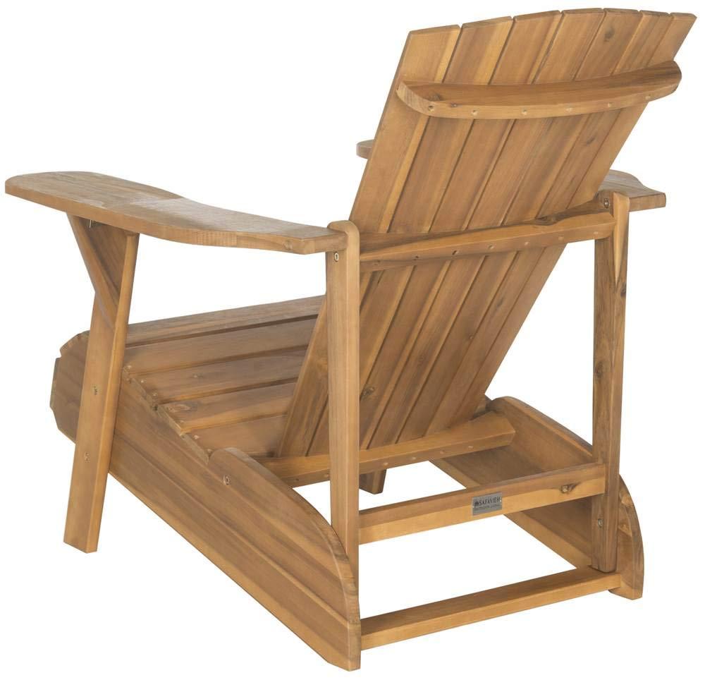 Vista Adirondack Chair Indoor/Outdoor - PAT6727 - Natural - Safavieh