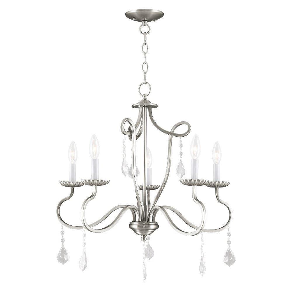 Livex Lighting Callisto 5 - Light Chandelier in  Brushed Nickel