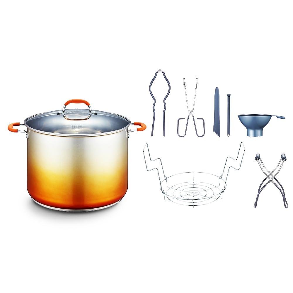 Concord Cookware Concord Cookware 20 Quarts Non-Stick Stainless Steel Stock Pot