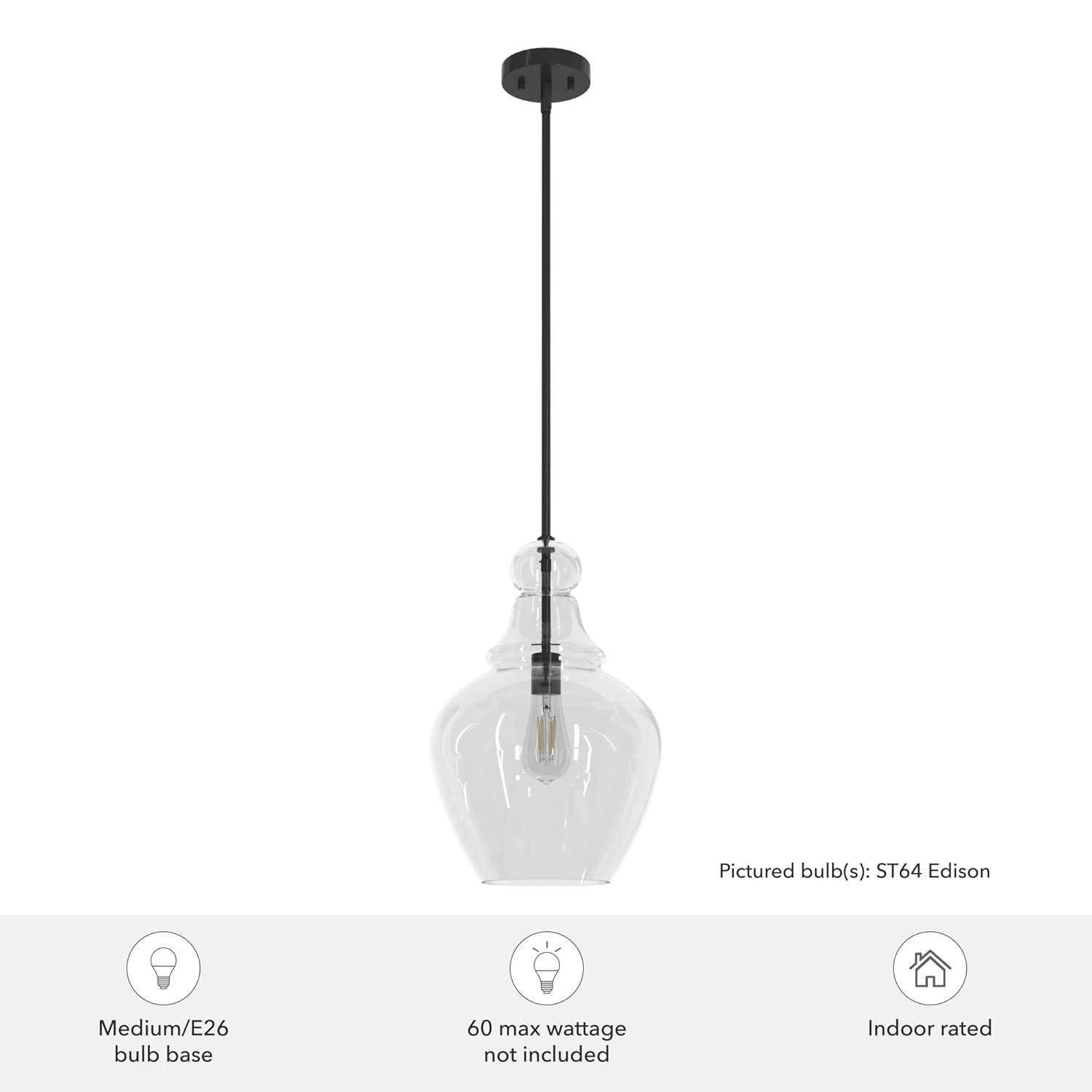 Maple Park 1 Light Bell Pendant