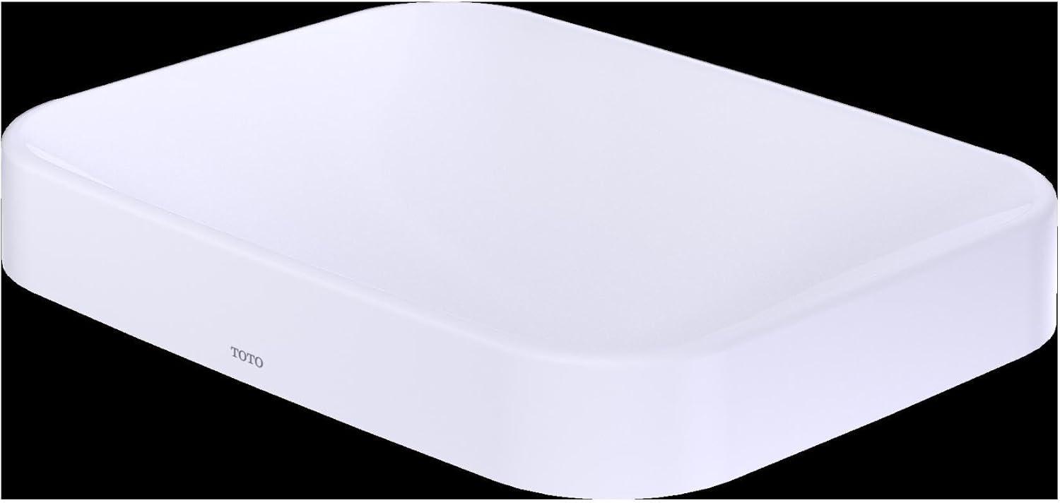 Arvina™ Vitreous China Rectangular Vessel Bathroom Sink with Overflow
