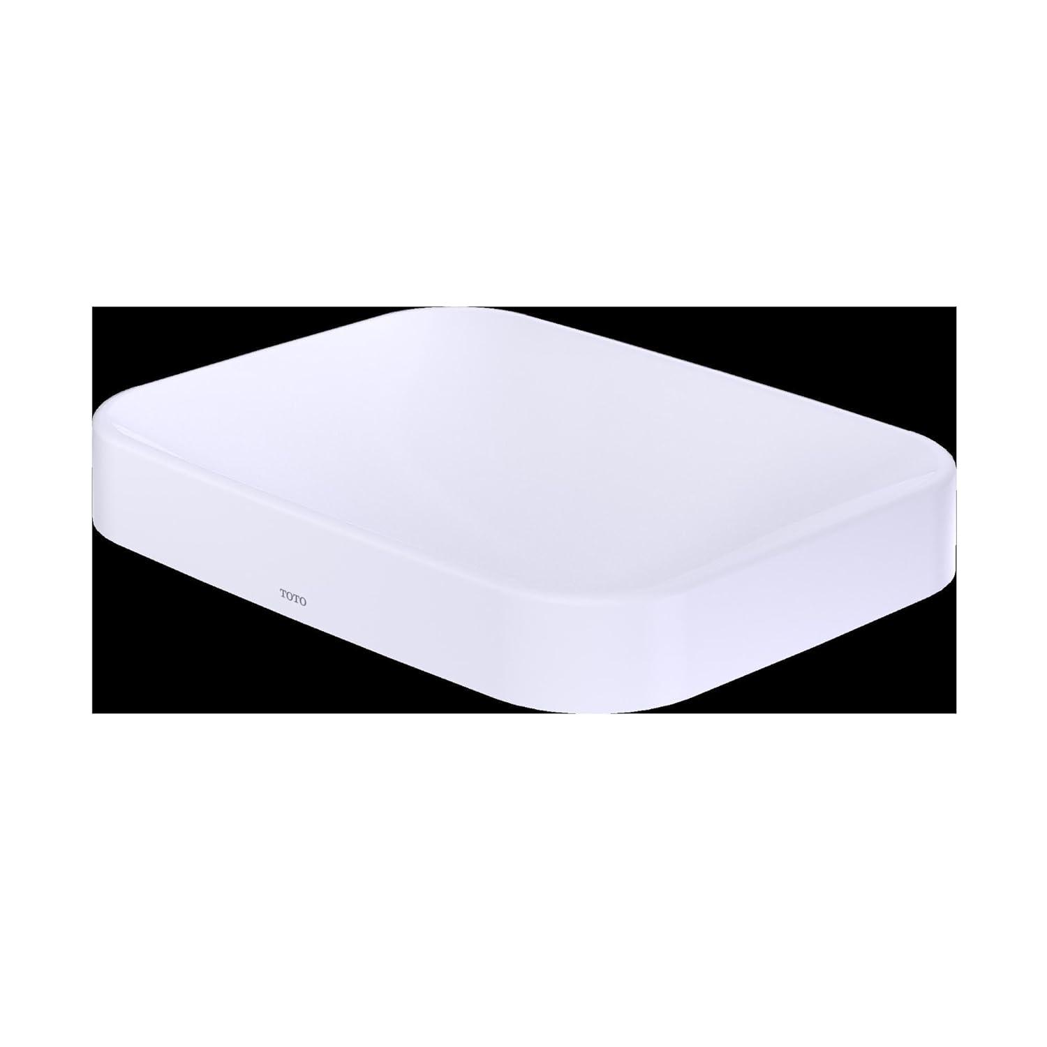 Arvina™ Vitreous China Rectangular Vessel Bathroom Sink with Overflow
