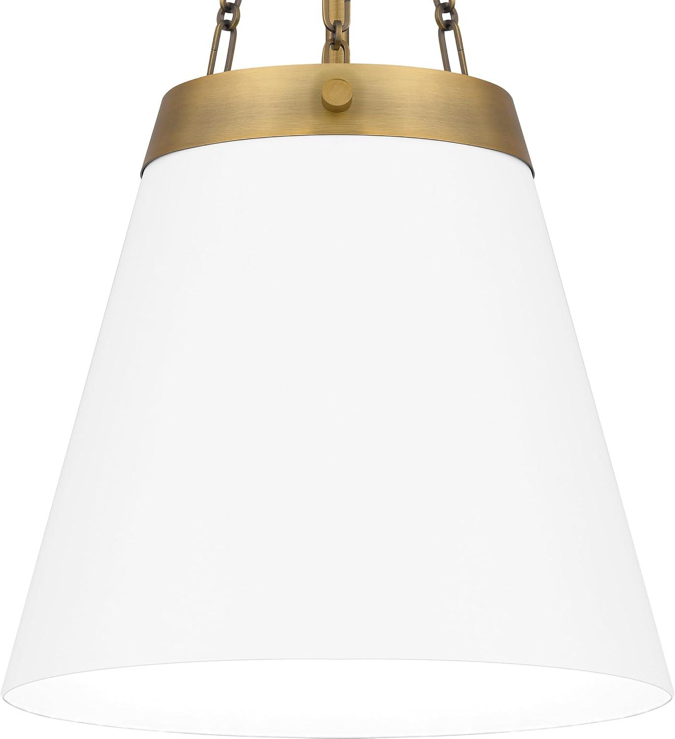 Quoizel Lighting 1 - Light Pendant in  Aged Brass