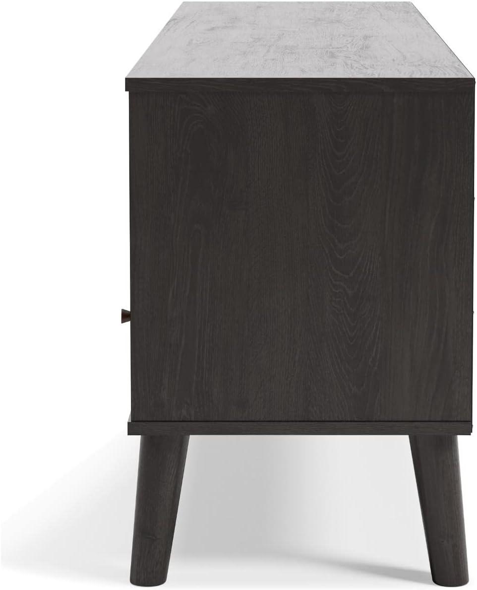 Signature Design by Ashley Contemporary Piperton Medium TV Stand Two-tone