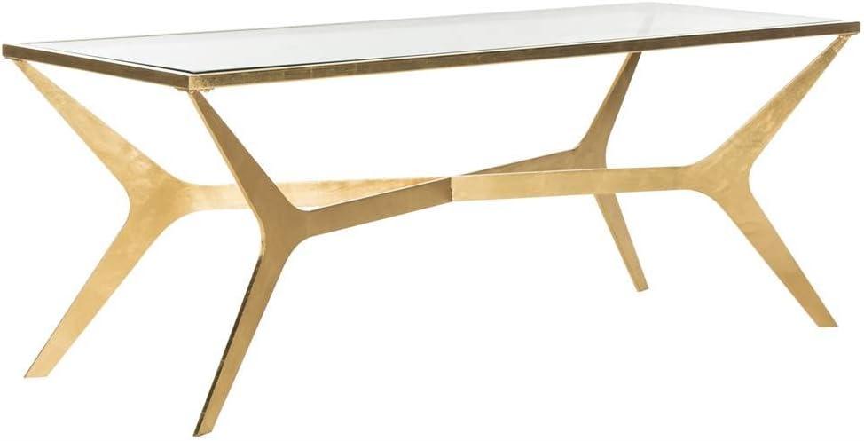 Edythe Coffee Table - Gold/Clear - Safavieh