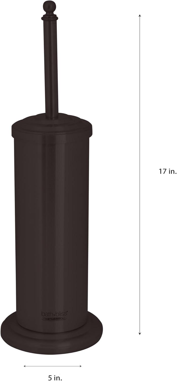 Bath Bliss Metal Toilet Brush And Holder