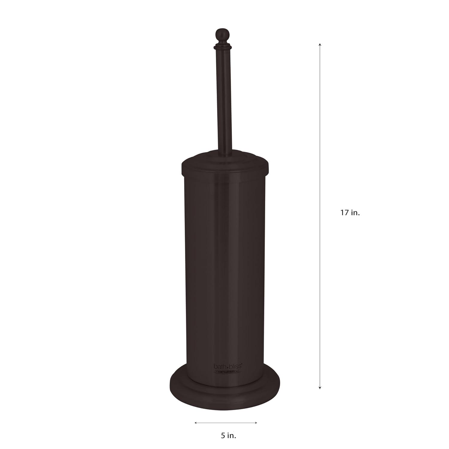 Bath Bliss Metal Toilet Brush And Holder