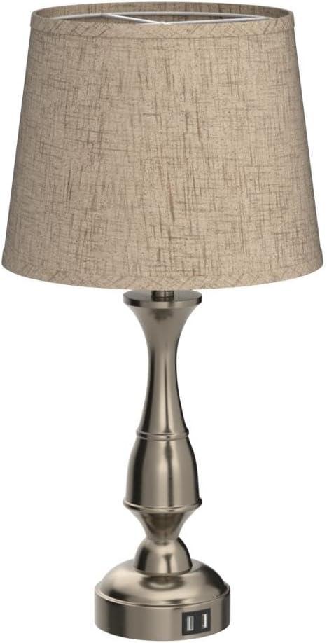 GyroVu Vintage Bedside Lamp Set of 2,Farmhouse Table Lamp Touch Control 3-Way Dimmable End Table Lamp with 2 USB Port, Desk Lamp Modern Nightstand Lamp for Living Room Bedroom Hotel Office