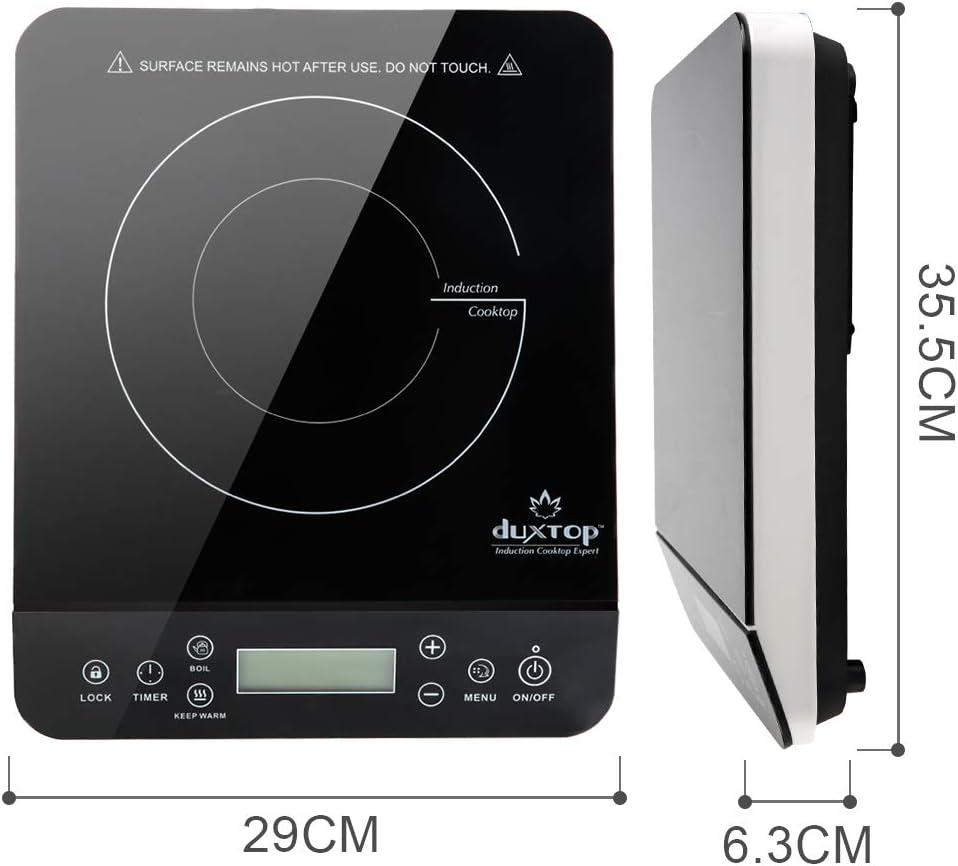 Duxtop Induction Electric Stove Cooktop in Black with Single Burner