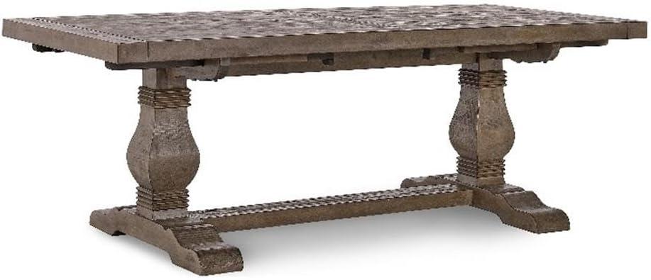 Kosas Home Quincy Reclaimed Pine Extension 84"-114" Dining Table