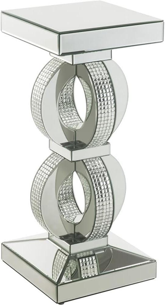 12" Ornat Accent Table Faux Square Diamonds - Acme Furniture
