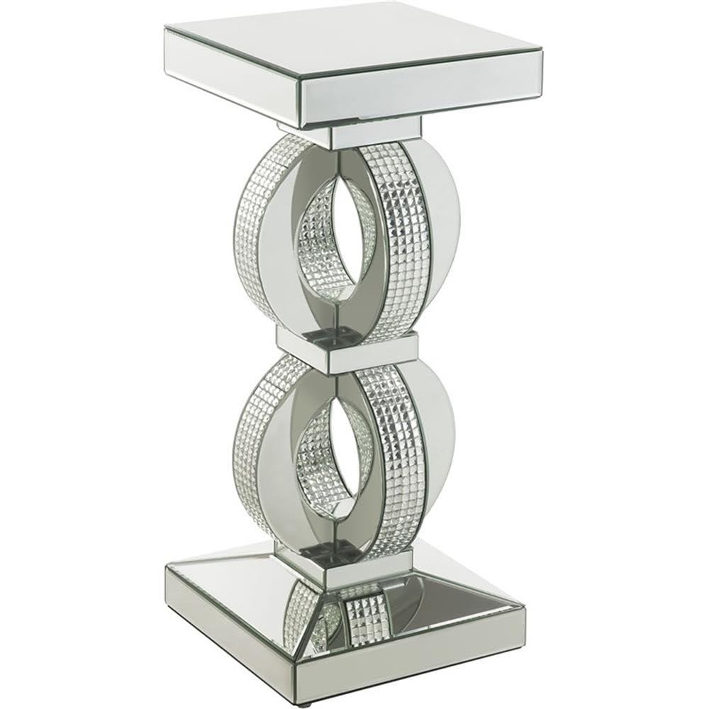 12" Ornat Accent Table Faux Square Diamonds - Acme Furniture