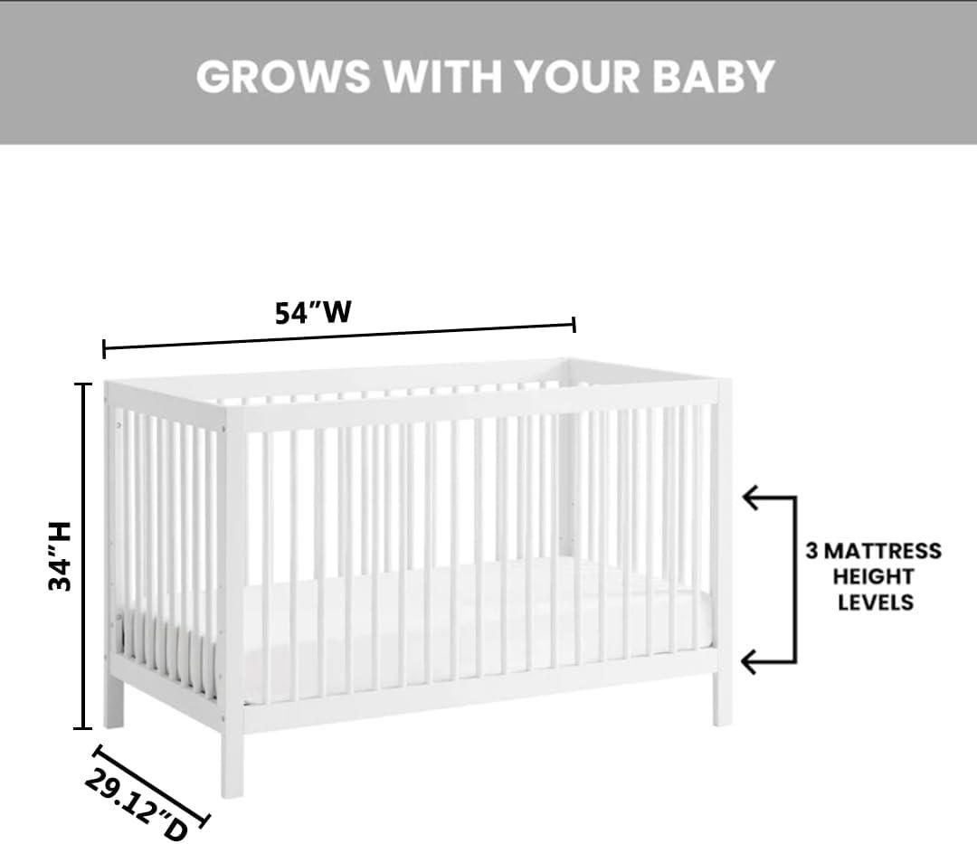 SOHO BABY Essential 4-in-1 Convertible Crib