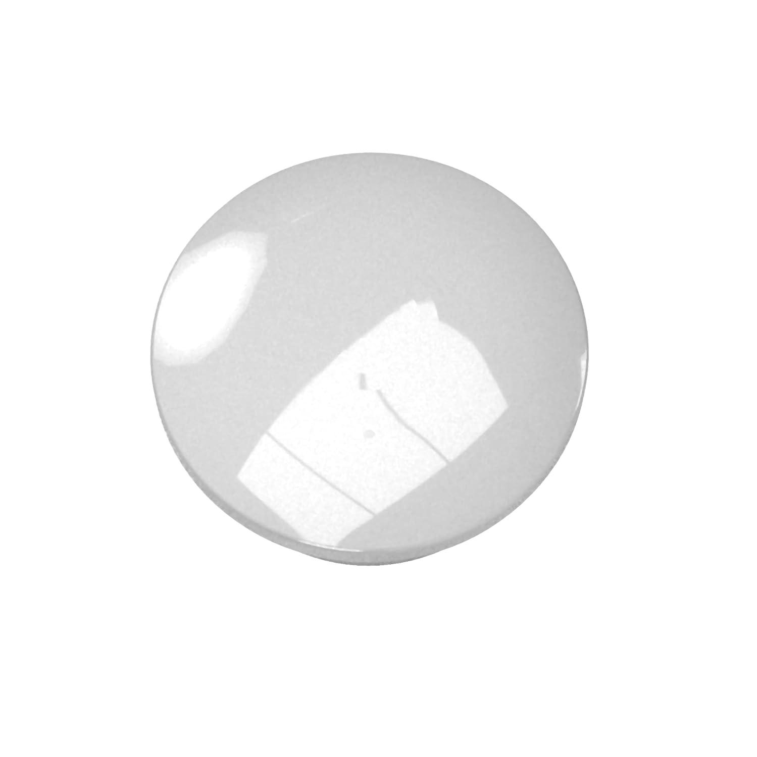 FORMUFIT F112IDC-WH-10 PVC Internal Domed End Cap, Furniture Grade, 1-1/2" Size, White (Pack of 10)