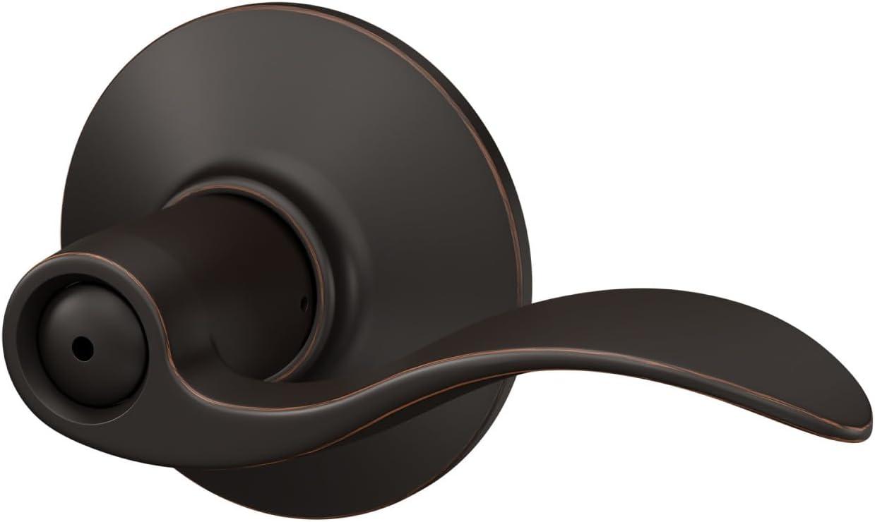 Accent Privacy Door Lever with Rosette