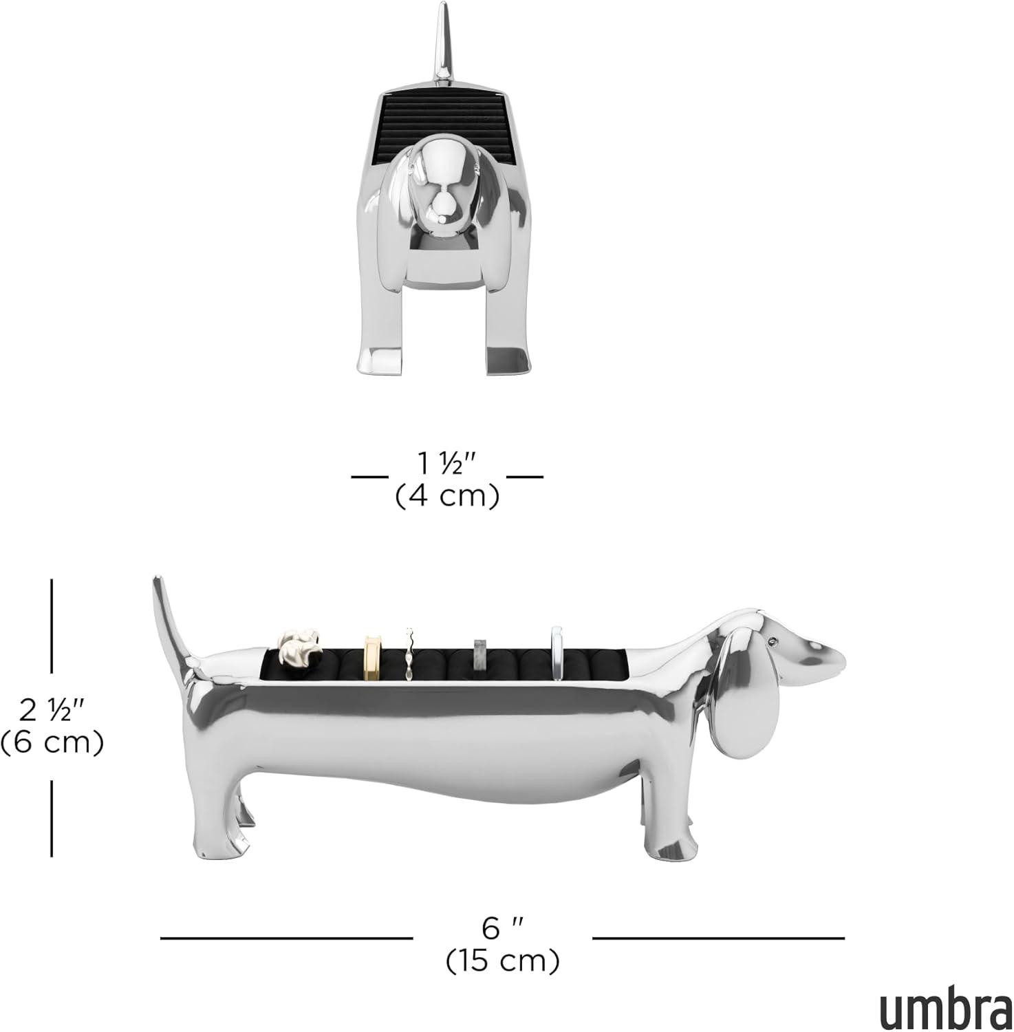 Umbra Dachsie Ring Holder, Chrome