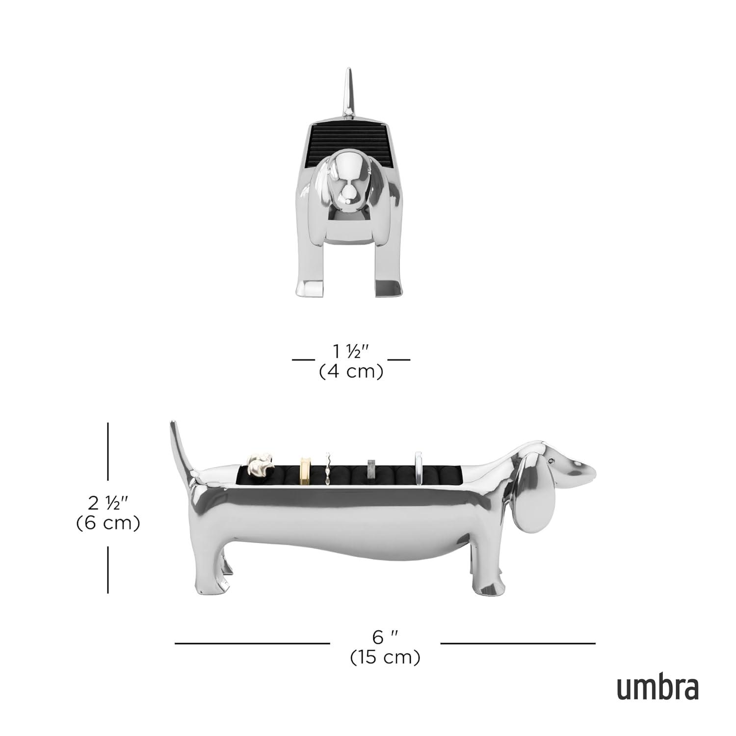 Umbra Dachsie Ring Holder, Chrome
