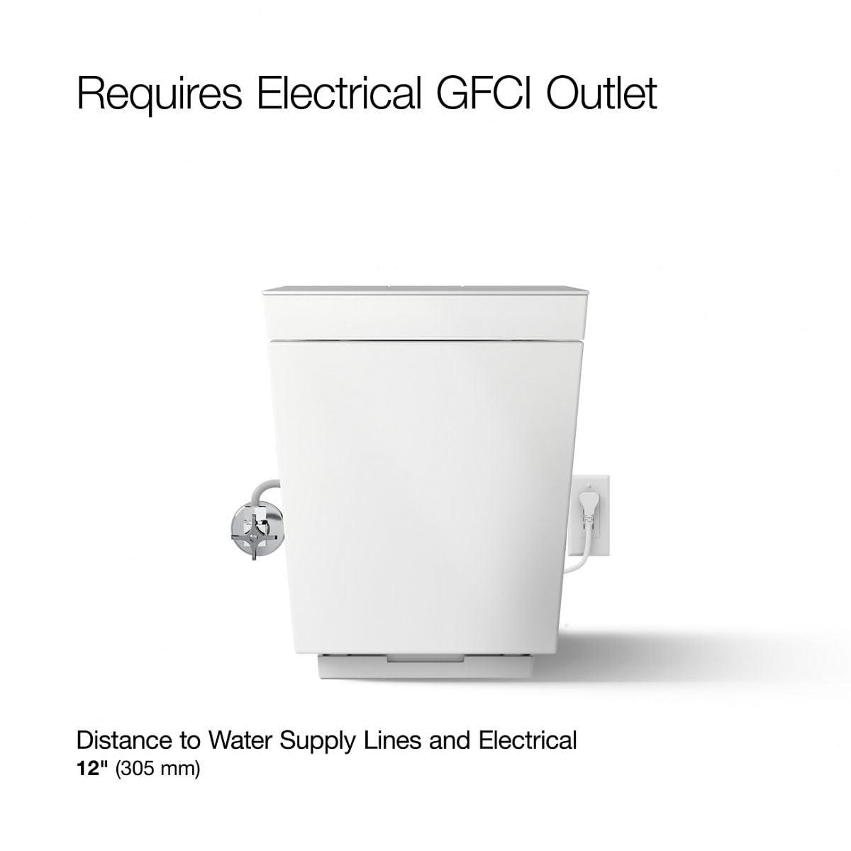 Numi 2.0 One-Piece Elongated Smart Toilet, Dual-Flush