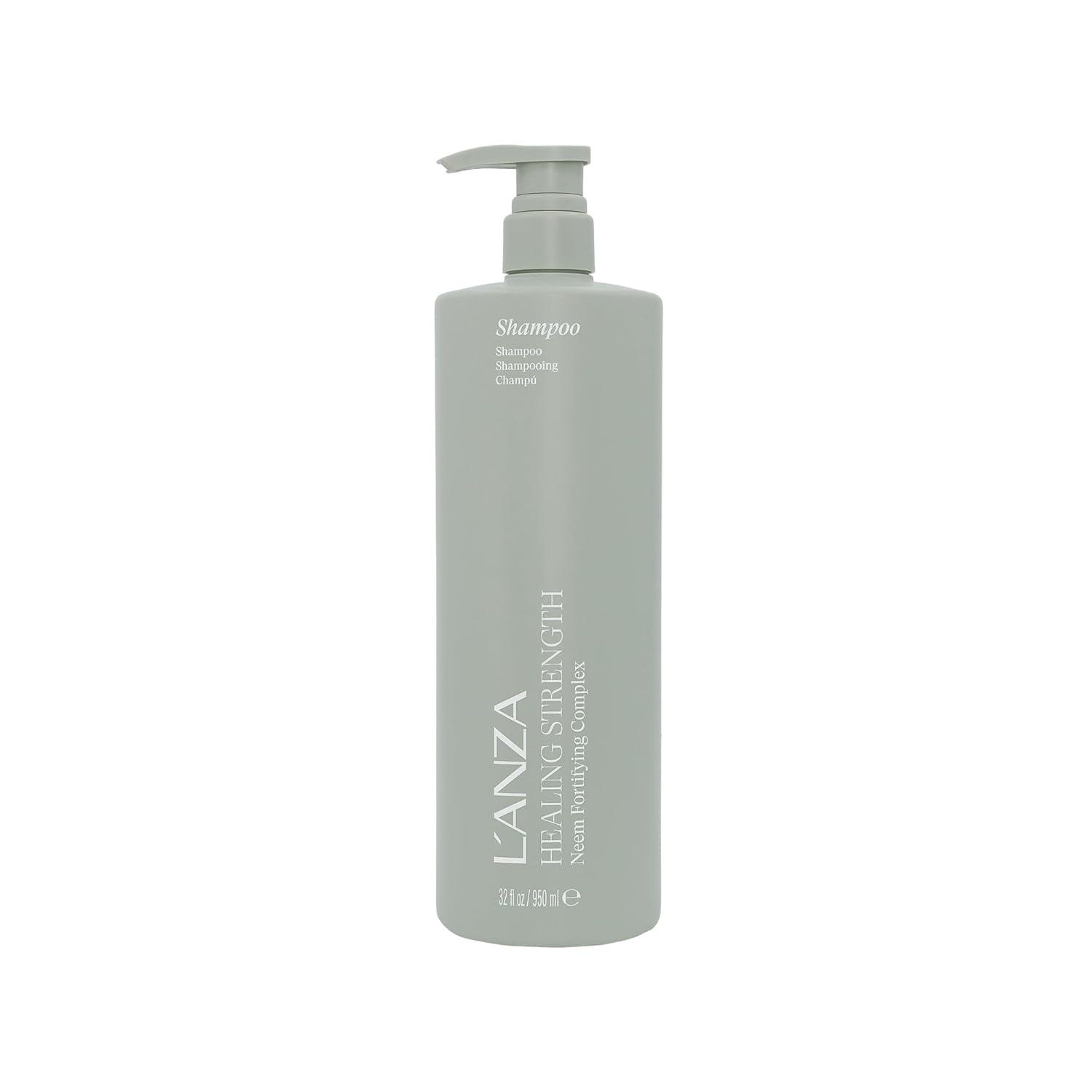 L'ANZA Healing Strength White Tea Shampoo, Shampoo For Dry, Damaged Hair, Boosts Shine, Strengthens, and Restores Weak, Fragile, Aged Hair Against Split Ends & Frizz Control, New Bottle
