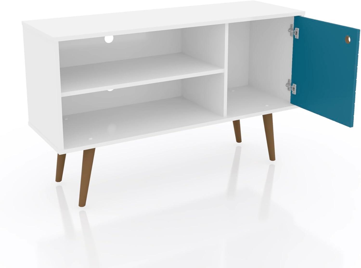Liberty 42.52" Mid-Century Modern TV Stand with 2 Shelves and 1 Door