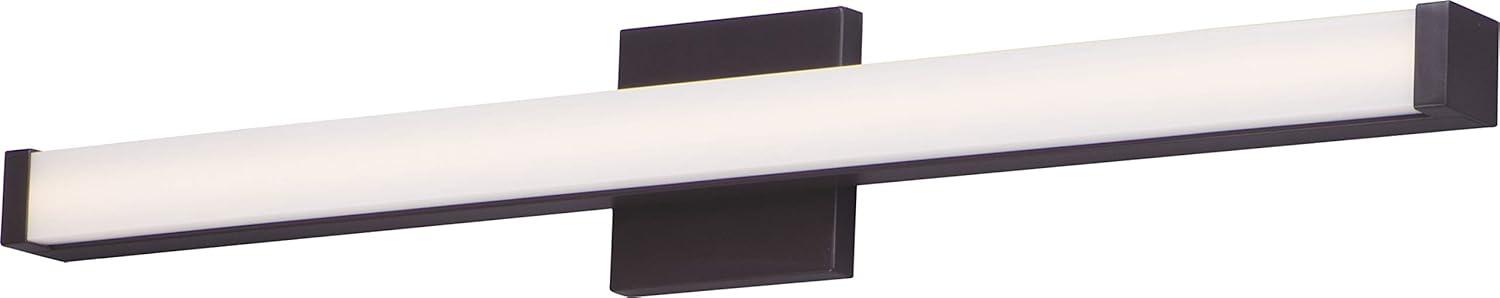 52004BZ-Maxim Lighting-Spec-LED Bath Vanity Light-Minimalistic Contemporary Style-Bronze Finish-30 Inch Size