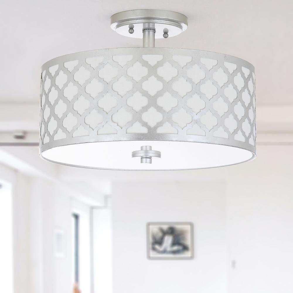 Kora Flush Mount - FLU4000 - Silver - Safavieh