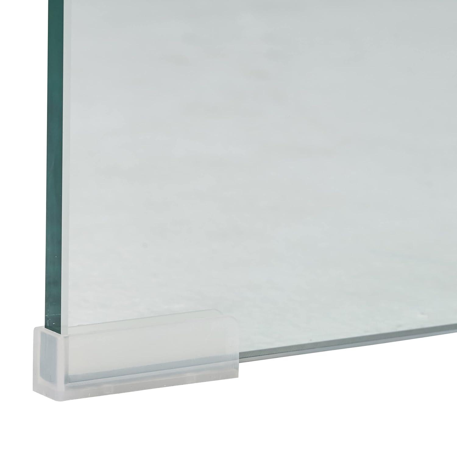 Christopher Knight Home Ramona Glass Rectangle Coffee Table Clear: Tempered Material, No Assembly Required