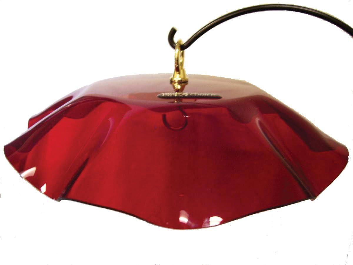 Birds Choice Birds Choice 13" Acrylic Bird Feeder Weatherguard, Yellow