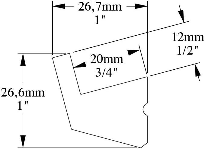 Primed White Polystyrene Crown Moulding 1-3/8in Face x 78in Long