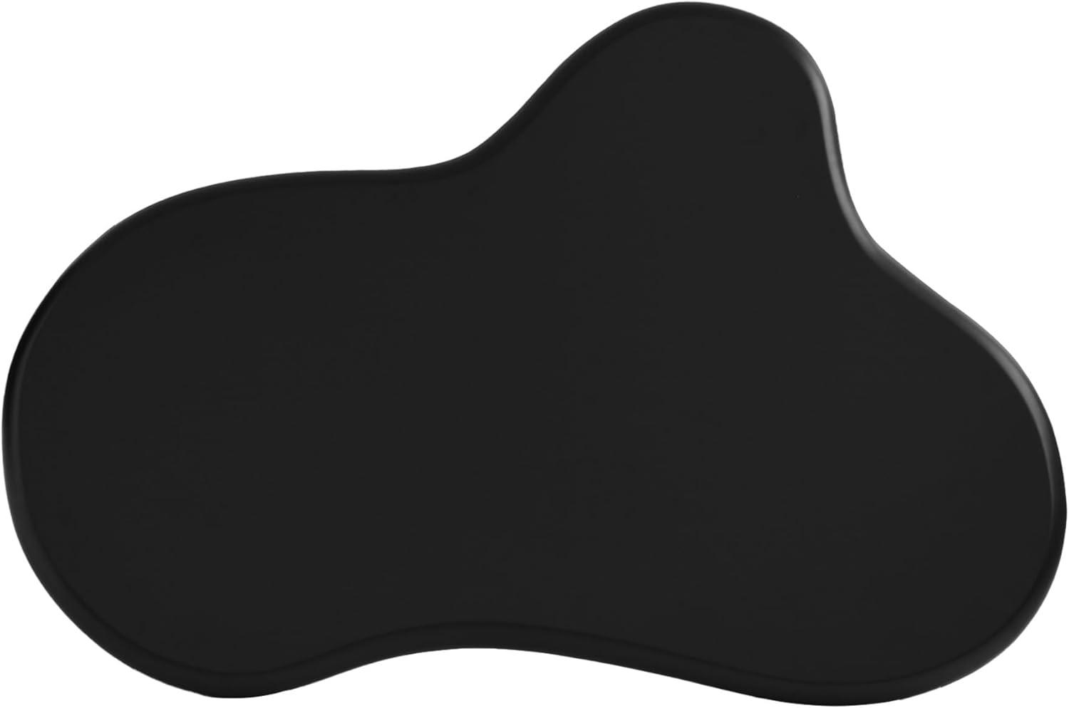 Cloud Coffee Table, White Coffee Table for Living Room, Cartoon Irregular Indoor Cloud Shaped Table for Living Room, Cloud Center Table with 4 Legs, Black