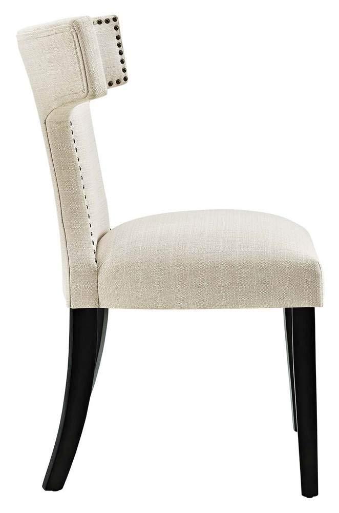 Set of 2 Curve Dining Side Chair Fabric - Modway