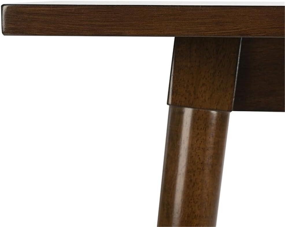Tia Rectangle Dining Table - Walnut - Safavieh