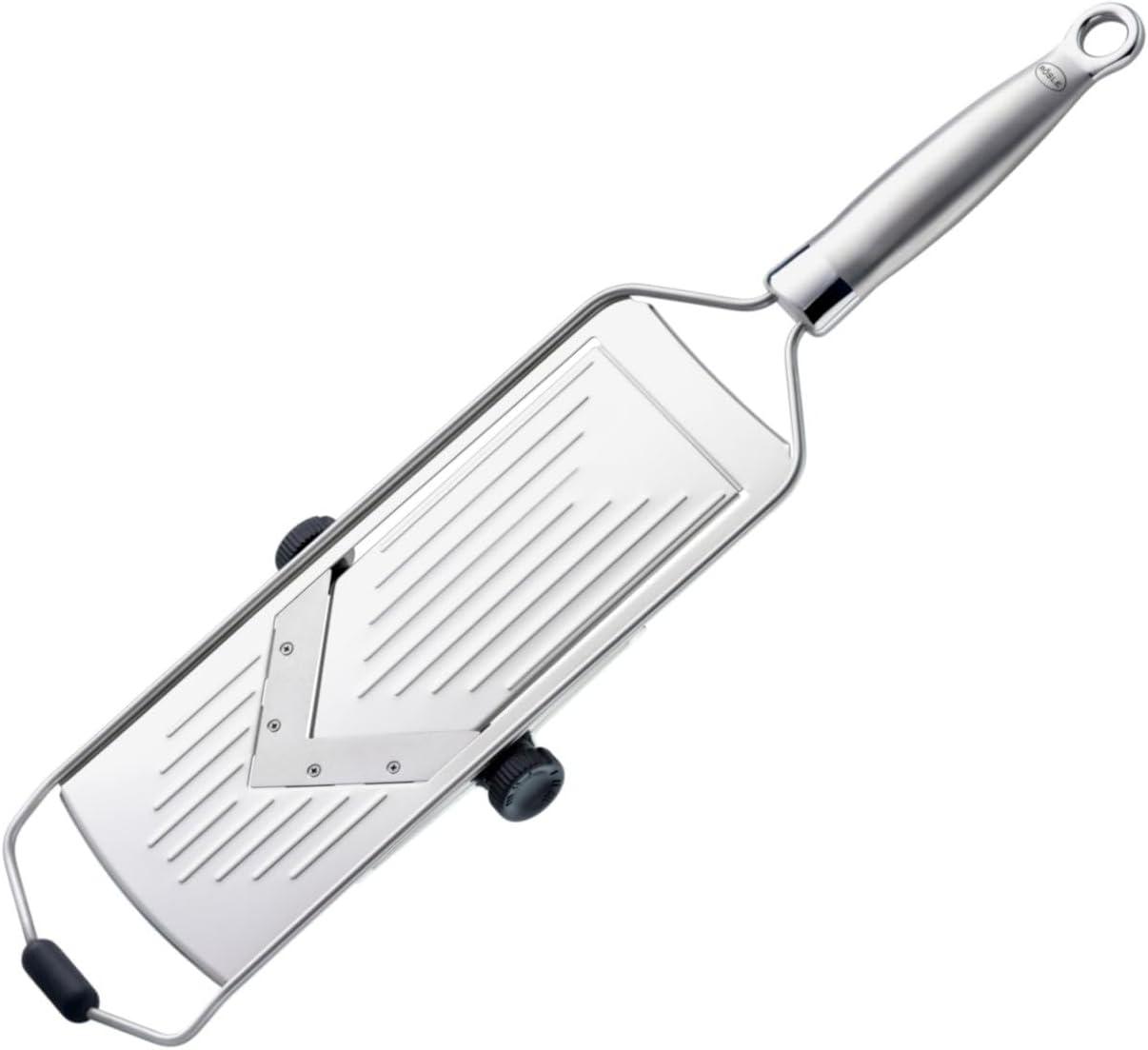 Rosle Adjustable V-Slicer - Not New Condition Stainless Steel