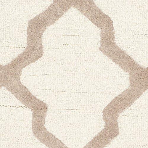 SAFAVIEH Cambridge Liam Geometric Wool Area Rug, Ivory/Beige, 2' x 3'