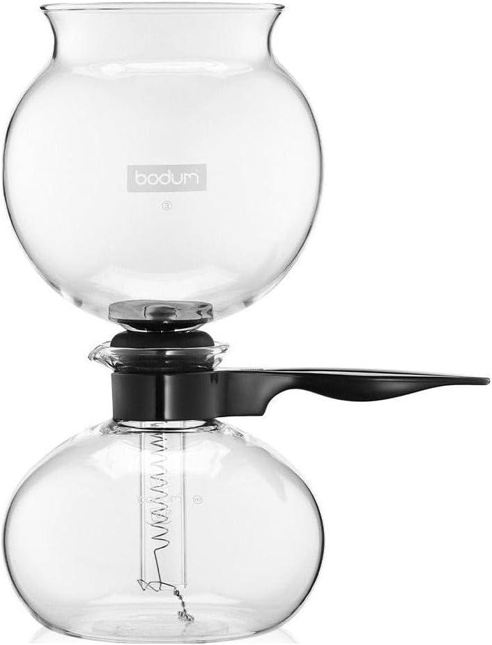 Bodum 34 oz Black Glass Vacuum Coffee Maker